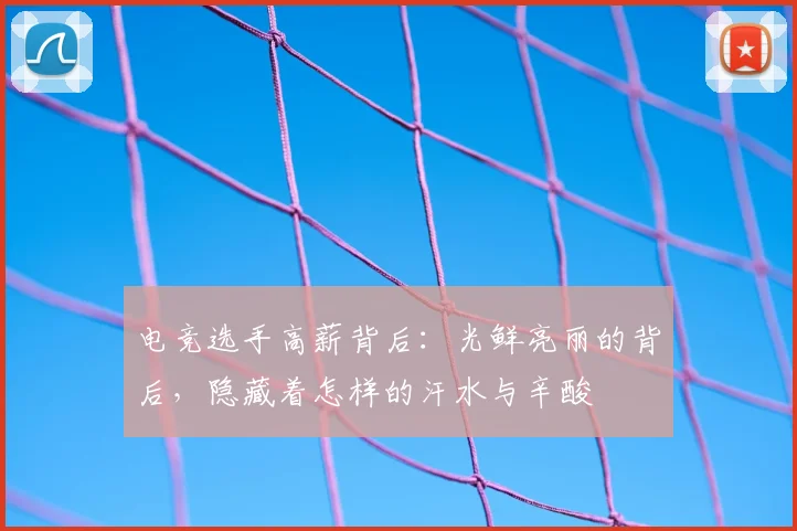 电竞选手高薪背后:光鲜亮丽的背后,隐藏着怎样的汗水与辛酸